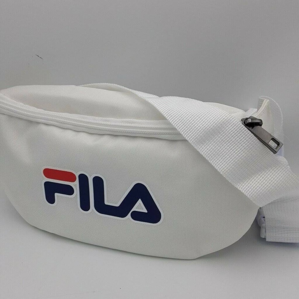 white FILA Fanny pack
